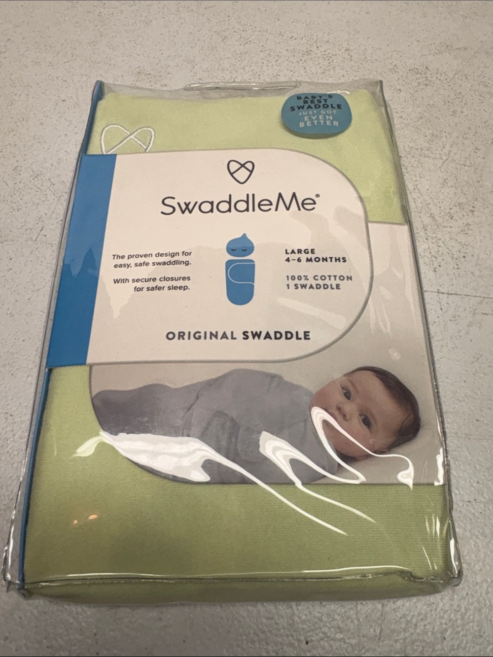 SwaddleMe Original Swaddle - Mint Green
